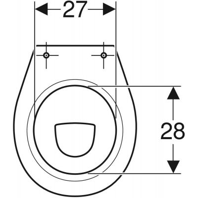 Miska WC stojąca dla dzieci biała 500916001 Geberit Bambini