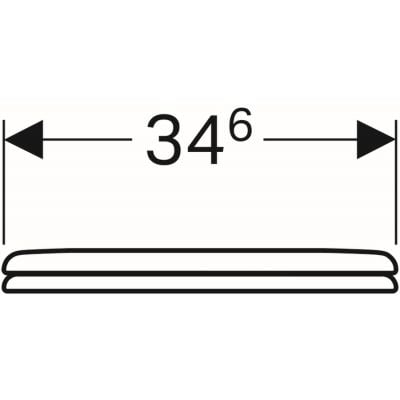 Deska sedesowa dla dzieci biała 573334000 Geberit Bambini
