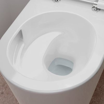 Miska WC wisząca bez kołnierza ze spłukiwaniem wirowym biały połysk 60343450 Hansgrohe EluPura S