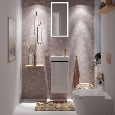 Miska WC wisząca bez kołnierza ze spłukiwaniem wirowym biały połysk 60343450 Hansgrohe EluPura S