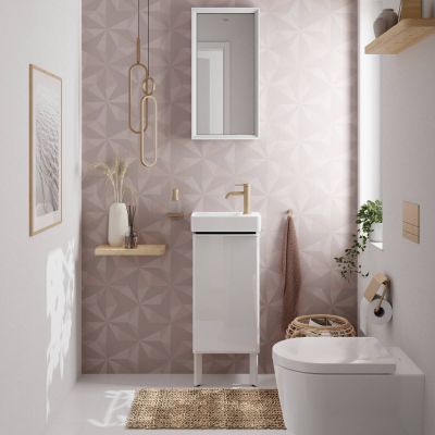 Miska WC wisząca bez kołnierza ze spłukiwaniem wirowym biały połysk 60343450 Hansgrohe EluPura S