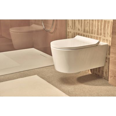 Miska WC wisząca bez kołnierza ze spłukiwaniem wirowym biały połysk 60343450 Hansgrohe EluPura S