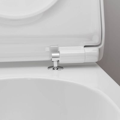 Miska WC wisząca bez kołnierza ze spłukiwaniem wirowym biały połysk 60343450 Hansgrohe EluPura S