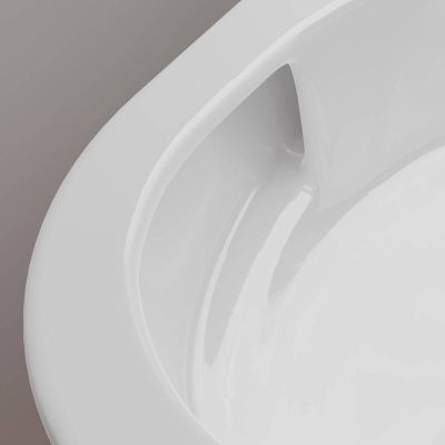 Miska WC wisząca bez kołnierza ze spłukiwaniem wirowym biały połysk 60343450 Hansgrohe EluPura S