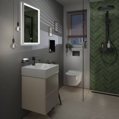 Miska WC wisząca bez kołnierza ze spłukiwaniem wirowym biały połysk 60343450 Hansgrohe EluPura S