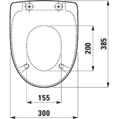 Deska sedesowa zwykła H8910300720001 Laufen Florakids