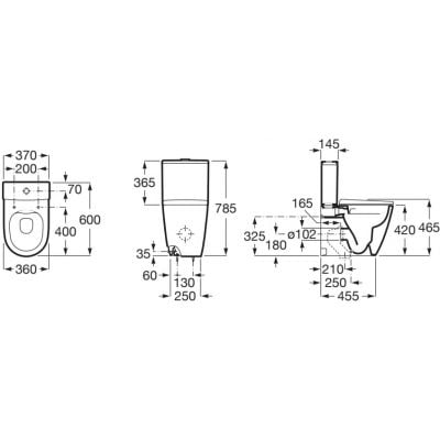 Zbiornik uniwersalny A341680000 Roca Ona