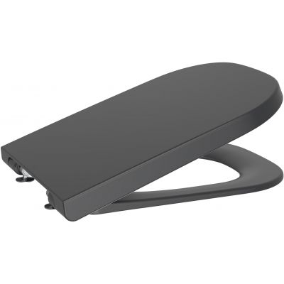 Deska sedesowa wolnoopadająca czarna A80147208B Roca Gap Square