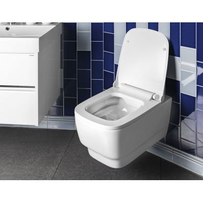 Deska sedesowa wolnoopadająca biała 100727 Sapho Bello