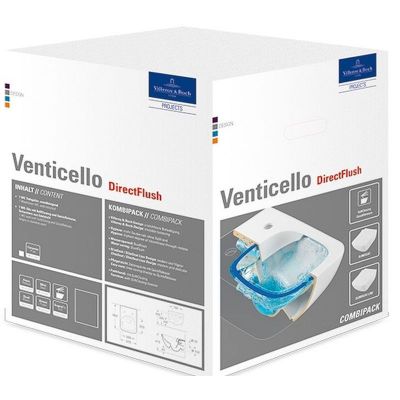 Combi-Pack zestaw z deską 4611RL01 Villeroy & Boch Venticello
