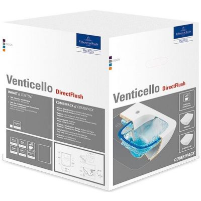 Combi-Pack zestaw z deską 4611RSR1 Villeroy & Boch Venticello