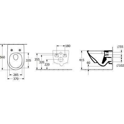 Miska WC 4670T0RW Villeroy & Boch Subway 3.0