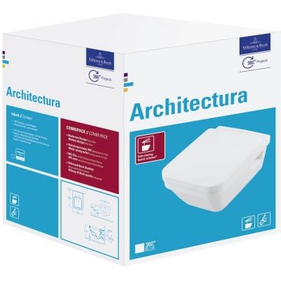 Combi-Pack zestaw z deską 5685HR01 Villeroy & Boch Architectura