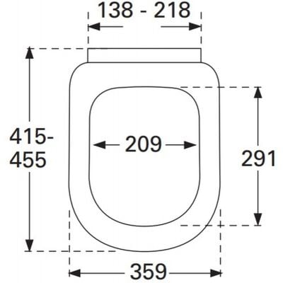 Deska sedesowa 9M55S101/9M55S1R1 Villeroy & Boch Subway