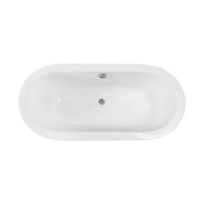 Wanna wolnostojąca 185x82 cm owalna biały #WKV185WO Besco Victoria