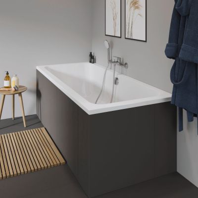 Wanna prostokątna 180x80 cm biały 700101000000000 Duravit D-Code