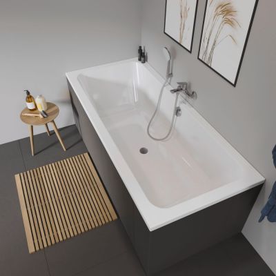Wanna prostokątna 180x80 cm biały 700101000000000 Duravit D-Code