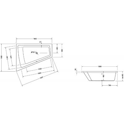 Wanna narożna 700216000000000 Duravit Paiova