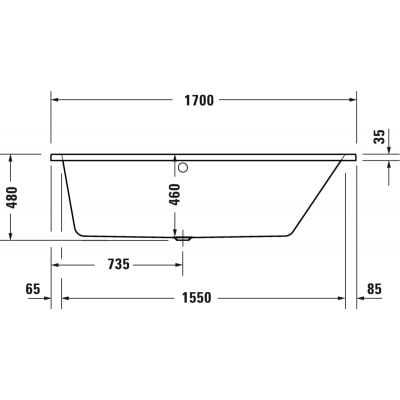 Wanna narożna 700509000000000 Duravit No. 1