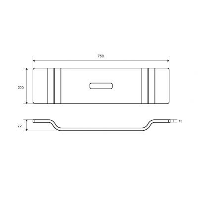 Półka DOEX1102750TR Excellent Zen