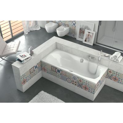 Wanna prostokątna 169x75 cm WAEXCNN17WHC Excellent Canyon II