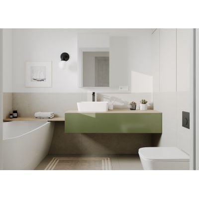 Zestaw miska z deską wisząca bez kołnierza biały HGR90000042 Hagser Otis