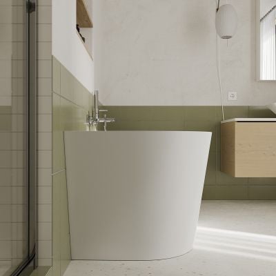 Wanna przyścienna 170x70 cm owalna biała HGR11000012 Hagser Ilsa