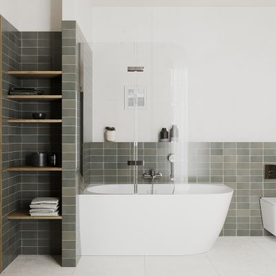 Wanna narożna 160x75 cm prostokątna biała HGR30000011 Hagser Ilsa