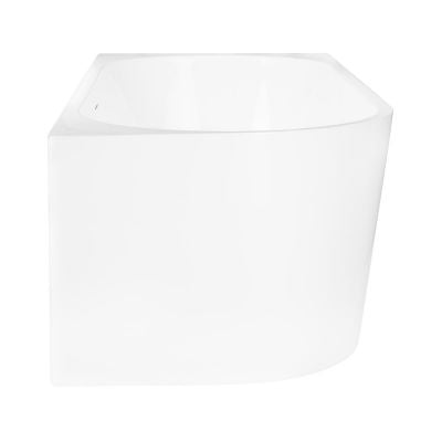 Wanna narożna 160x75 cm prostokątna biała HGR30000011 Hagser Ilsa