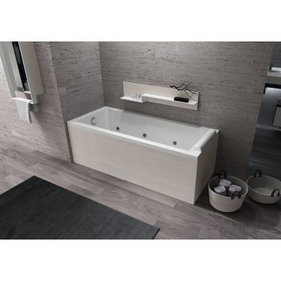 Wanna z hydromasażem 180x80 cm prostokątna C2418080PCA2I Novellini Calos