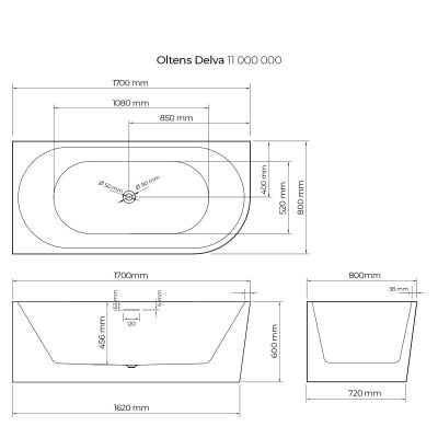 Zestaw Oltens 09002400, 11000000