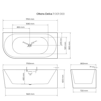 Zestaw Oltens 09002300, 11001000