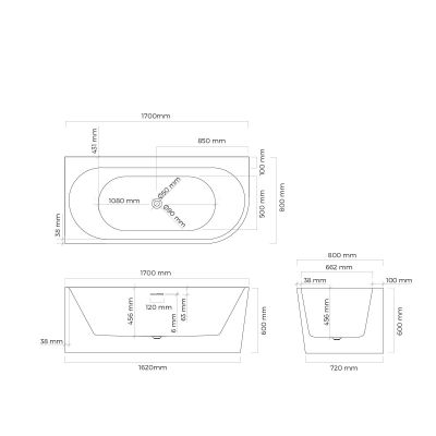 Zestaw Oltens 09002400, 11005000