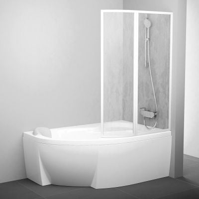 Parawan nawannowy 2-częściowy 76P7010041 Ravak Rosa