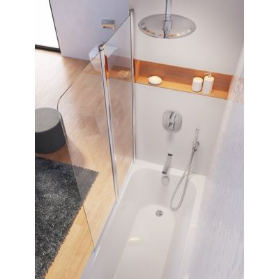 Parawan nawannowy 2-częściowy 7QLA0C00Z1 Ravak Chrome