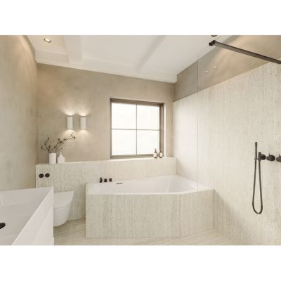 Wanna narożna 170x90 cm lewa biała B114006005 Riho Rethink Space
