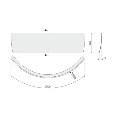 Obudowa do wanny 620040055101000 Sanplast Free Line