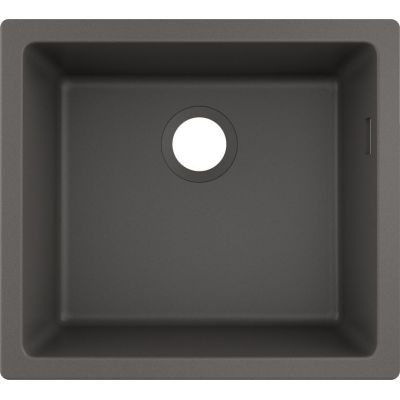 Zlewozmywak granitowy 50x46 cm szary/grafitowy/onyx 43431290 Hansgrohe S 51