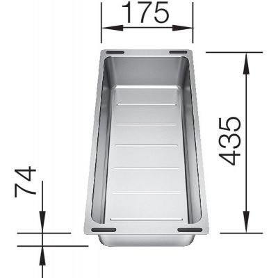 Wkładka ociekowa 227689 Blanco