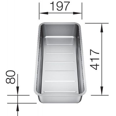 Wkładka ociekowa 227692 Blanco Andano