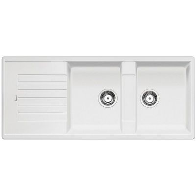 Zlewozmywak granitowy 116x50 cm 515597 Blanco Zia 8 S