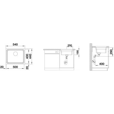 Zestaw Blanco 521841 + Oltens 35204300