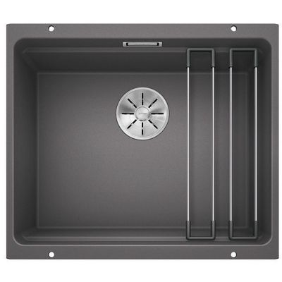 Zlewozmywak granitowy 53x46 cm szary/grafitowy/onyx 522228 Blanco Etagon 500-U