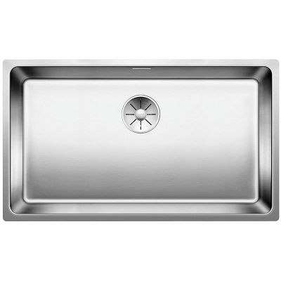 Zlewozmywak stalowy 74x44 cm stal 522971 Blanco Andano