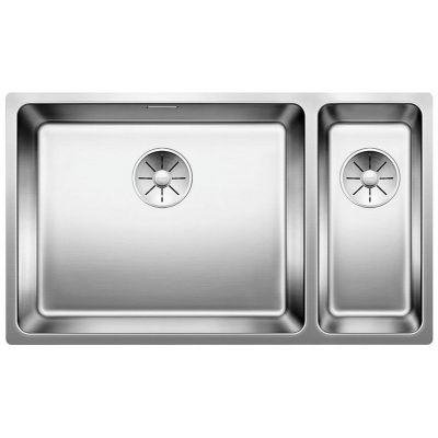 Zlewozmywak stalowy 74x44 cm stal 522991 Blanco Andano 500/180-U