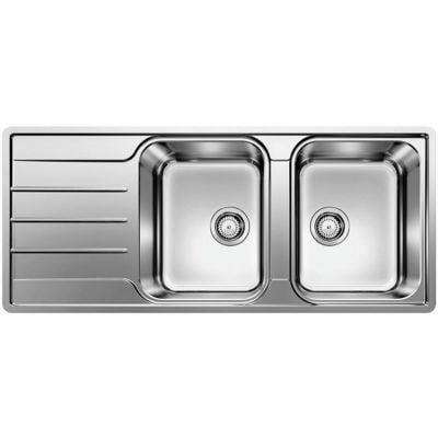 Zlewozmywak stalowy 116x50 cm 523036 Blanco Lemis 8 S-IF