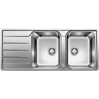 Zlewozmywak stalowy 116x50 cm 523037 Blanco Lemis 8 S-IF