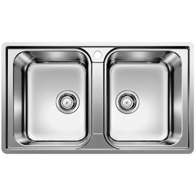 Zlewozmywak stalowy 86x50 cm 523039 Blanco Lemis 8-IF