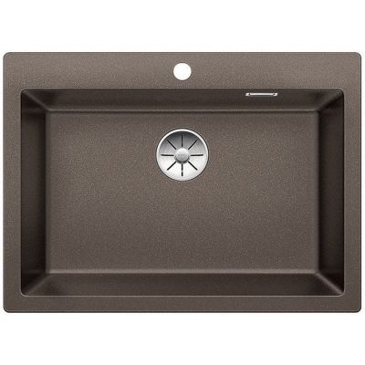Zlewozmywak granitowy 70x51 cm brązowy 523052 Blanco Pleon 8