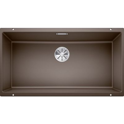 Zlewozmywak granitowy 80x40 cm brązowy 523150 Blanco Subline 800-U